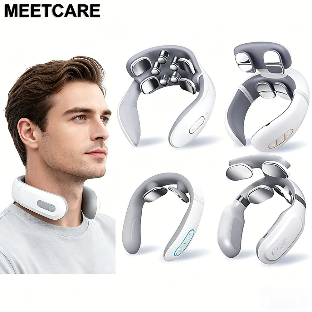 Electric TENS Neck Massager With Heat – Cervical Relief