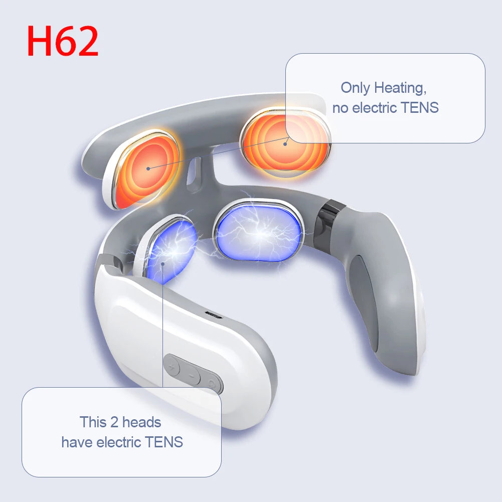 Electric TENS Neck Massager With Heat – Cervical Relief